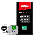 Gerador de Energia Solar Microinversor DEYE Telhado Fibro Parafuso Metal SGF 12,90KWP LONGI 645W HPBC SUN 2.25KW 4MPPT MONO 220V COM CABO