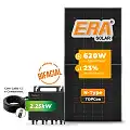 Gerador de Energia Solar Microinversor Growatt Sem Estrutura SGF 2,48KWP ERA BIFACIAL 620W NEO 2.25KW 4MPPT MONO 220V COM CABO