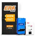 Gerador de Energia Solar Off Grid Interativo Must Telhado Fibro Parafuso Madeira SGF 7,08KWP ERA 590W PV29 LHP 5KW AC120V DC48V BAT. LITIO 5.12KWH 100A