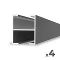 Perfil Romagnole solucao para 4 paineis