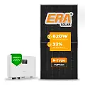Gerador de Energia Solar On Grid Sungrow Telhado Fibro Parafuso Madeira SGF 3,10KWP ERA N-TYPE MONO 620W SG RS-L 3KW 1MPPT MONO 220V
