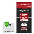 Gerador de Energia Solar On Grid Sungrow Telhado Metálico Mini Trilho SGF 9,15KWP SUNOVA N-TYPE MONO 610W SG RS-L 6KW 2MPPT MONO 220V