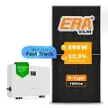 Gerador de Energia Solar On Grid Sungrow Telhado Metálico Mini Trilho SGF 8,26KWP ERA N-TYPE MONO 590W SG RS-L 7.5KW 2MPPT FAST TRACK MONO 220V