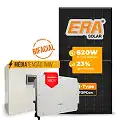 Gerador de Energia Solar Mercado Livre Sungrow Média Tensão Sem Estrutura SGF 954,80KWP ERA BLACK FRAME 620W SG P2 75KW 8MPPT TRIF 380V