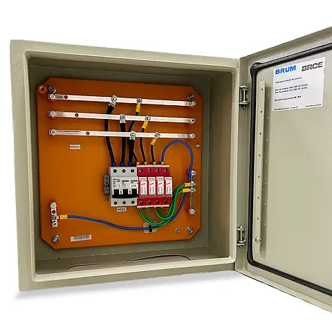 Foto 1 - Energia Quadro CA QUADRO TRIPOLAR 63A PARA UM INVERSOR 20KW TRIF 220V OU 36KW EM TRIF 380V