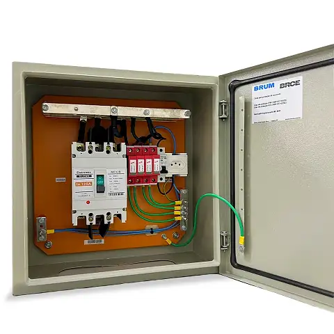 Foto 1 - Energia Quadro CA QUADRO TRIPOLAR 125A PARA 01 INVERSOR DE 37,5kW TRIF 220V OU  60KW TRIF 380V