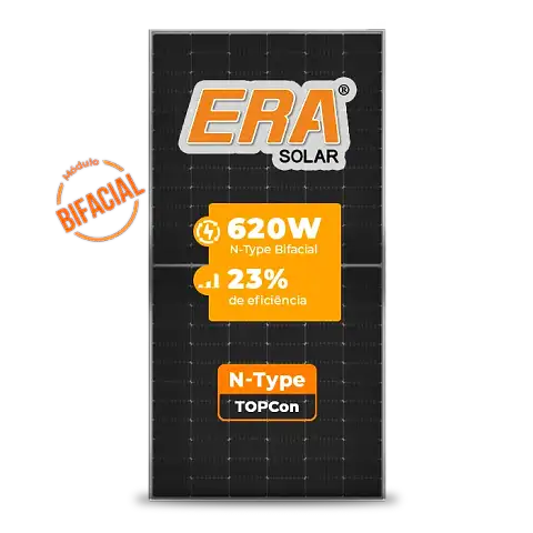 Foto 2 - Gerador de Energia Solar Microinversor Growatt Sem Estrutura SGF 2,48KWP ERA BIFACIAL 620W NEO 2.25KW 4MPPT MONO 220V