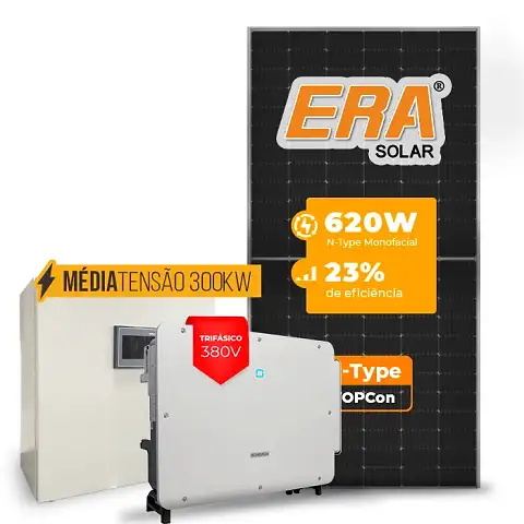 Gerador de Energia Solar Mercado Livre Sungrow Média Tensão Sem Estrutura SGF 471,20KWP ERA N-TYPE MONO 620W SG P2 75KW 8MPPT TRIF 380V