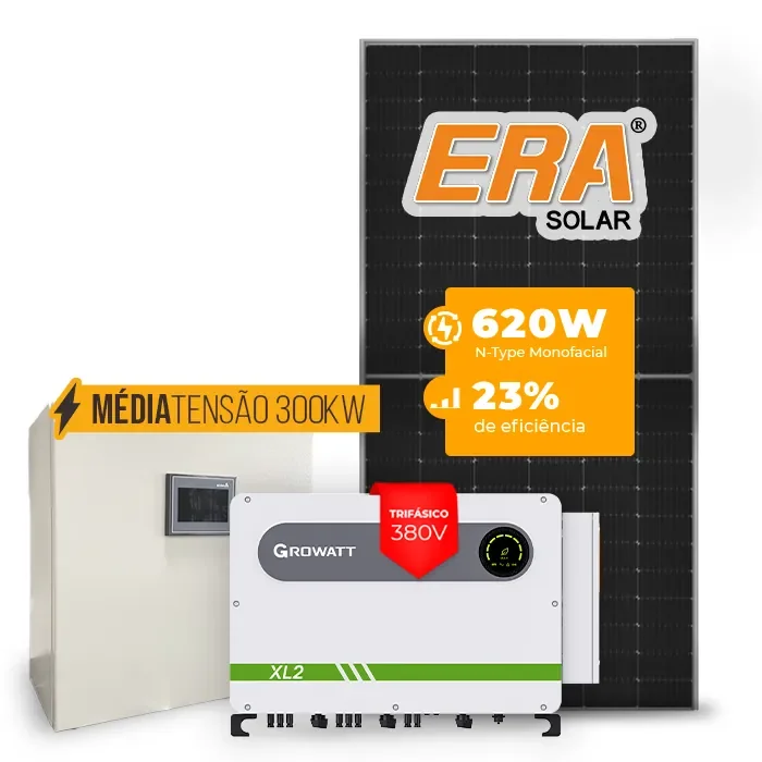 Gerador de Energia Solar Mercado Livre Growatt Média Tensão Sem Estrutura SGF 117,80KWP ERA N-TYPE MONO 620W MAX 75KW 7MPPT TRIF 380V