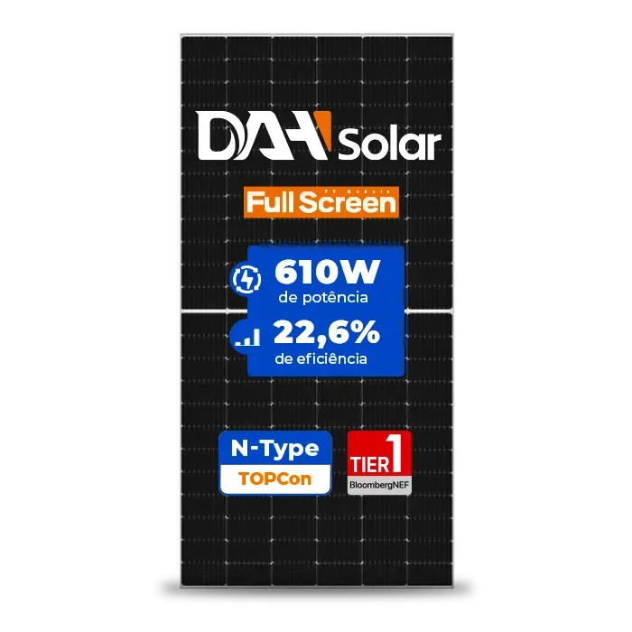 Foto 5 - Gerador de Energia Solar Fast Track Solplanet Telhado Ondulado SGF 10,98KWP DAH SOLAR 610W ASW 7.3KW 3MPPT MONO 220V