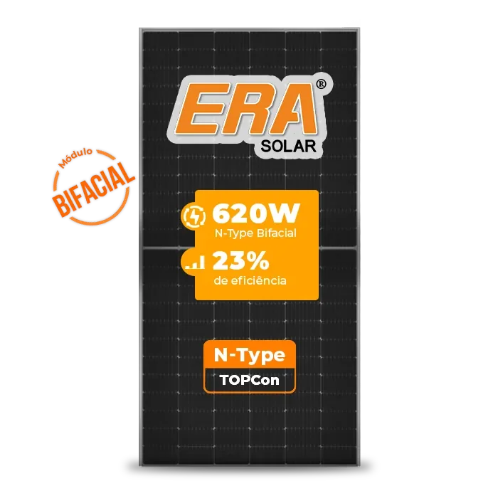 Foto 2 - Gerador de Energia Solar Microinversor Growatt Sem Estrutura SGF 2,48KWP ERA BIFACIAL 620W NEO 2.25KW 4MPPT MONO 220V